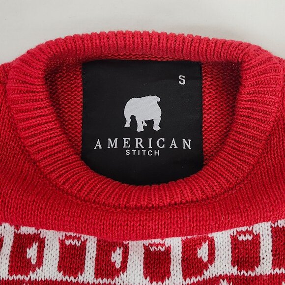 Ugly Christmas Sweater I Love Beer Pullover Unisex American Stitch Festive Party - Picture 3 of 12